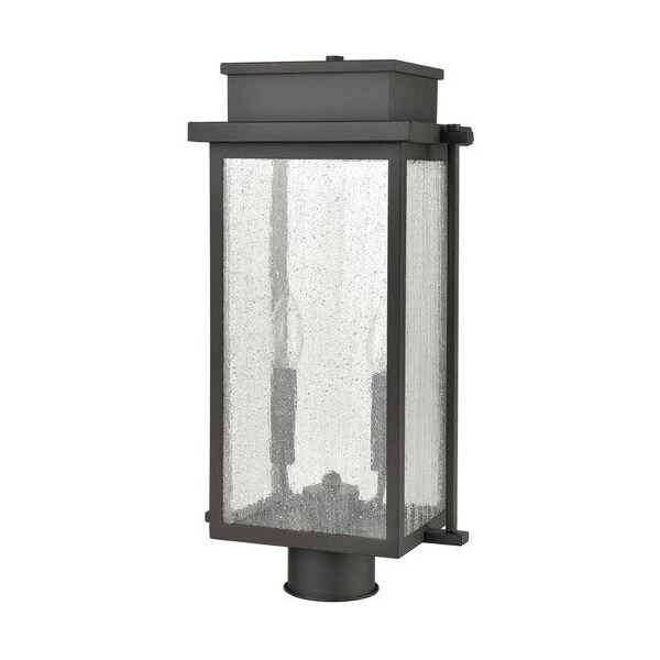 Braddock 19'' High 2-Light Outdoor Post Light - Architectural Bronze